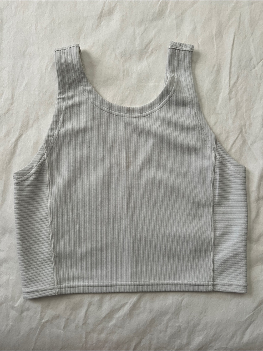 Lululemon ribbed, reversible crop top